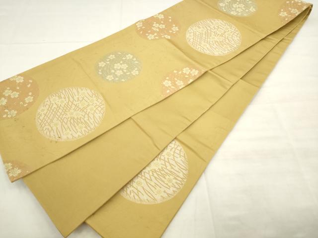 平和屋着物●六通柄京袋帯 舞桜文 AABM4739pf