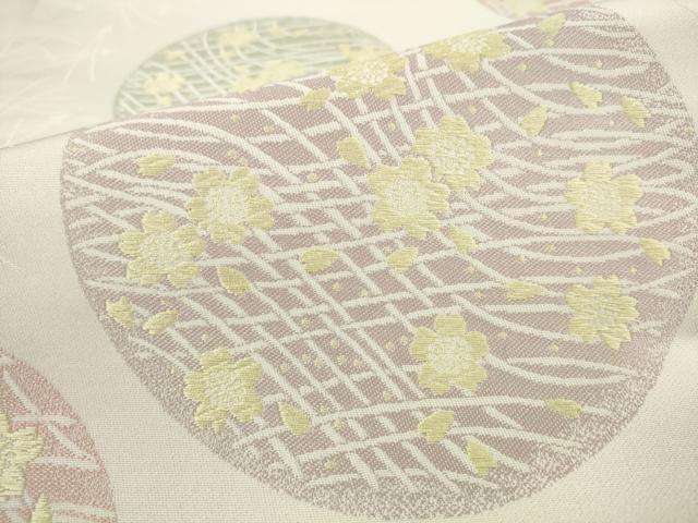 平和屋着物●六通柄京袋帯 舞桜文 AABM4740pf