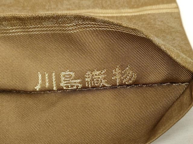 平和屋着物●西陣 川島織物 六通柄 本袋帯 幾何学文様 正絹 逸品 AABM4867pf