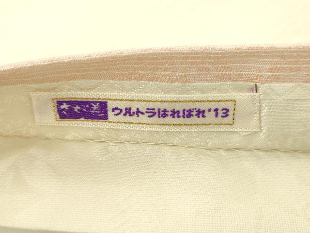 平和屋着物●六通柄袋帯 唐織 横段花丸文 さが美扱い 正絹 逸品 AABM4887pf