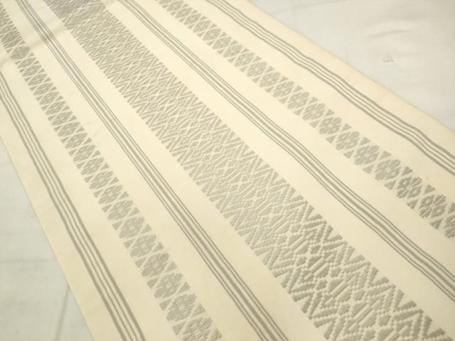 平和屋着物●本場筑前博多織 両面全通柄袋帯 献上 正絹 逸品 AABM4935pf