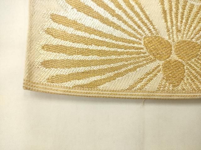 平和屋着物●西陣 川島織物 六通柄 本袋帯 松 金銀糸 正絹 逸品 AABM4953pf