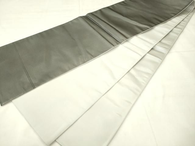 平和屋着物●染色作家 斉藤三才 両面太鼓柄袋帯 霞文 三才鳥 正絹 逸品 AABM4989pf