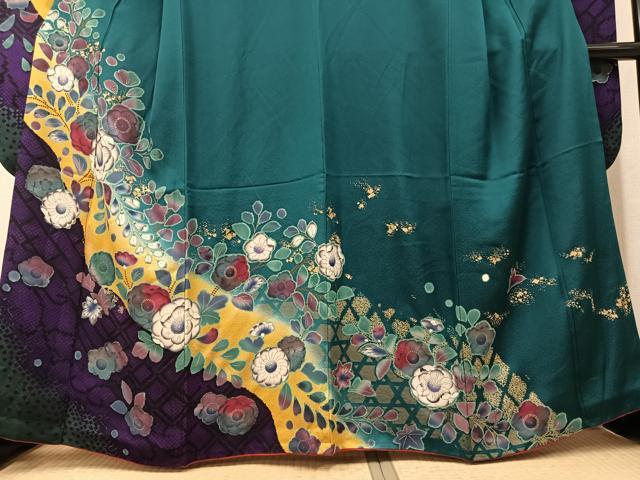 平和屋着物●豪華振袖 辻が花 金彩 正絹 逸品 AABM5056ph