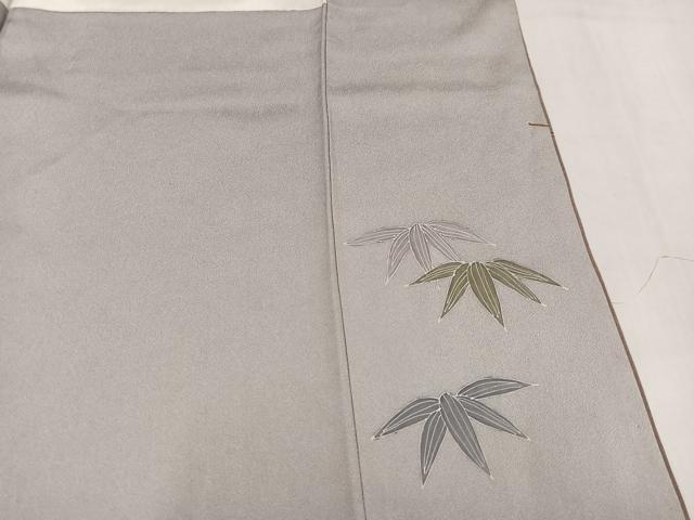 平和屋着物●高級染元 粋峰 林芳夫 京加賀友禅 訪問着 草花文 暈し染め 正絹 逸品 AABM5066ph