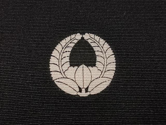 平和屋着物●豪華黒留袖 総刺繍 双鳥花文 金糸 正絹 逸品 AABM5084ph