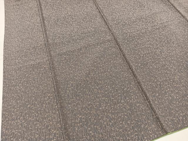 平和屋着物●上質な小紋 草花文 正絹 逸品 AABM5121ph