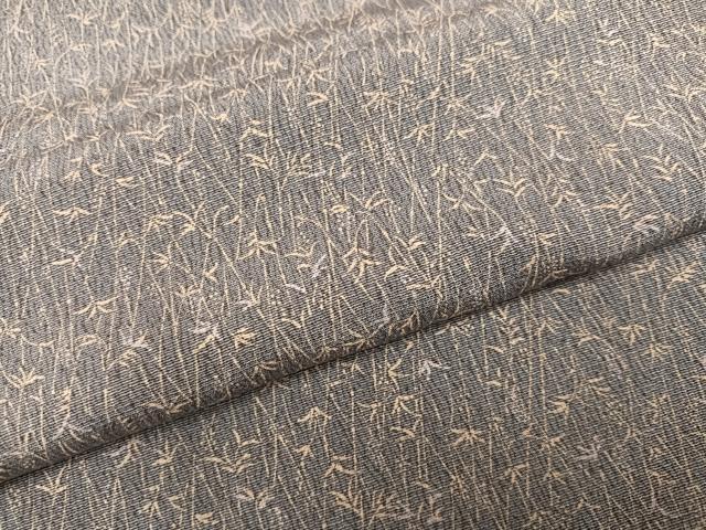 平和屋着物●上質な小紋 草花文 正絹 逸品 AABM5121ph
