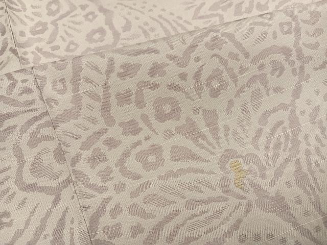 平和屋着物●上質な紬 更紗文 金糸 やまと誂製 正絹 逸品 AABM5122ph