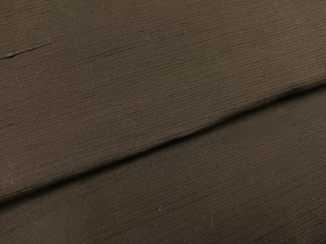 平和屋着物●男性 馬乗り袴 紬地 涅色 正絹 逸品 AABM5126ph