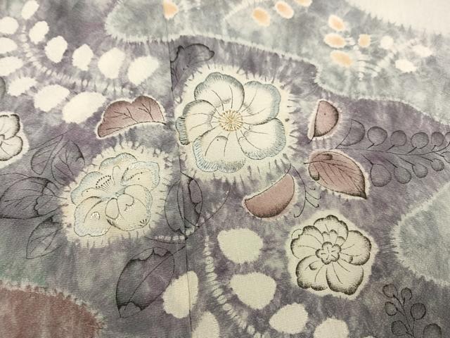 平和屋着物●豪華色留袖 辻が花 絞り 刺繍 正絹 逸品 AABM5166ph