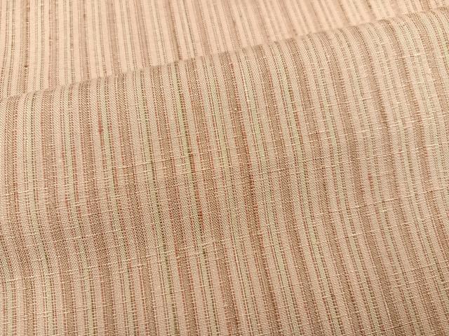 平和屋着物●上質な紬 間道 正絹 逸品 AABM5194ph
