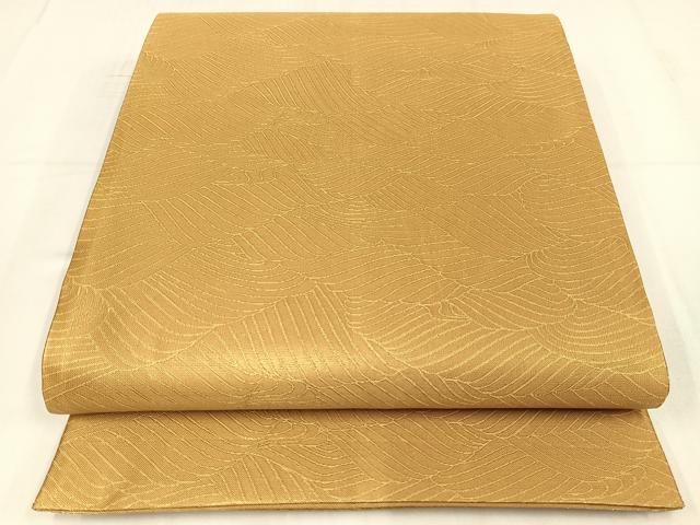 平和屋着物◎両面六通柄袋帯 花の譜 金糸 AABM5233bw