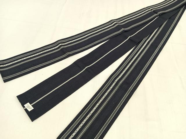 平和屋着物◎男性 博多織 角帯 献上柄 綿 逸品 AABM5308bw