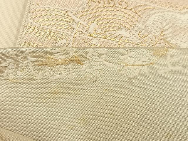 平和屋着物◎六通柄袋帯 唐織 祇園祭献上 金糸 正絹 逸品 AABM5323bw