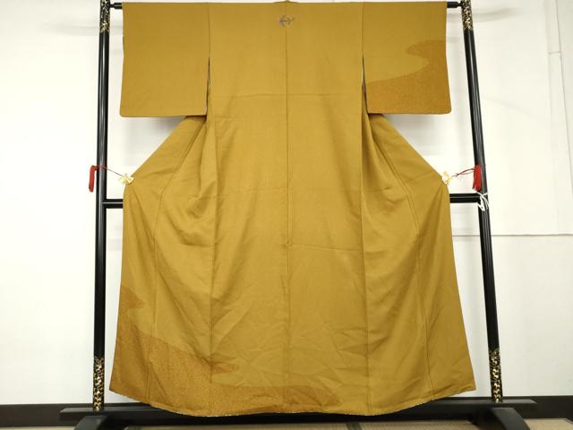 平和屋着物●染色の魔術師 染乃座・大久保玄才 そめのざ玄才 訪問着 霞文 正絹 逸品 AABM5453cs