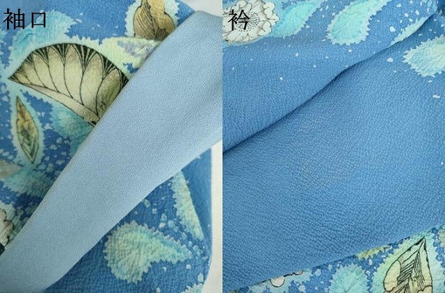 平和屋着物●訪問着 辻が花 絞り 暈し染め 正絹 逸品 AABM5575cs