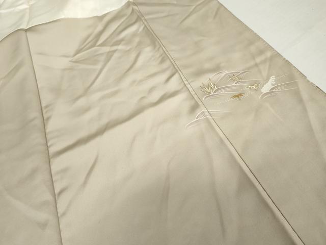平和屋着物●訪問着 立波松文 暈し染め 金彩 正絹 逸品 AABM5587cs