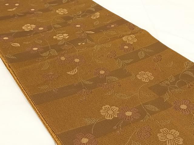 平和屋着物◎六通柄 京袋帯 枝垂れ桜文 さんび謹製 AABM5670dk