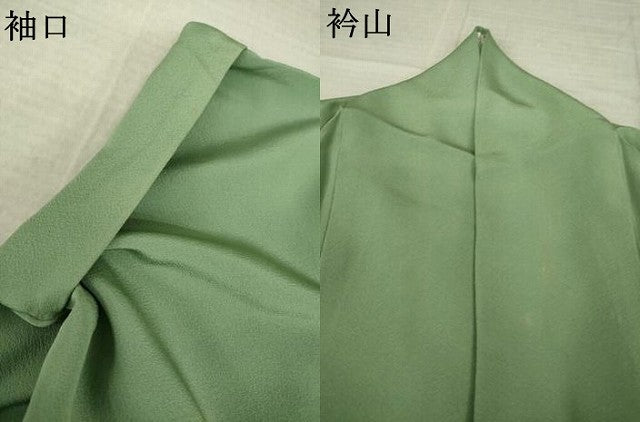 平和屋着物●上質な色無地 岩井茶色 正絹 逸品 AABM5710ck