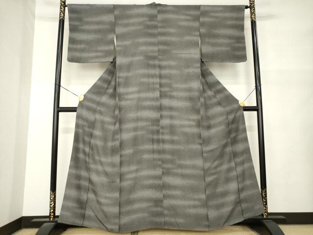 平和屋着物●江戸小紋 大小あられ 正絹 逸品 AABM5738ck