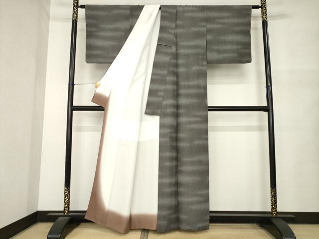 平和屋着物●江戸小紋 大小あられ 正絹 逸品 AABM5738ck