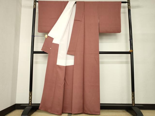 平和屋着物●本草木染作家 圓啓 江戸小紋 鮫小紋柄 近鉄百貨店扱い 正絹 逸品 AABM5758ck