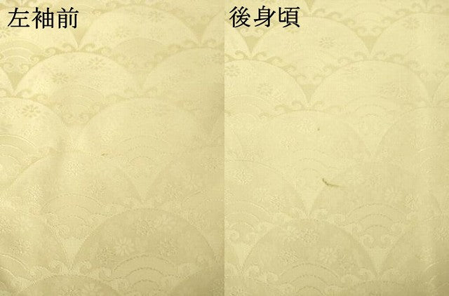 平和屋着物●上質な色無地 立波地紋 蒸栗色 正絹 逸品 AABM5783ck
