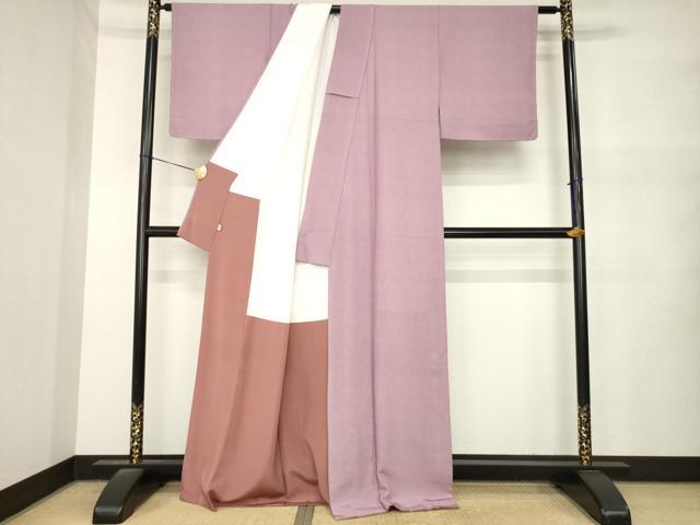 平和屋着物●江戸小紋 鮫小紋柄 正絹 逸品 未使用 AABM5787ck