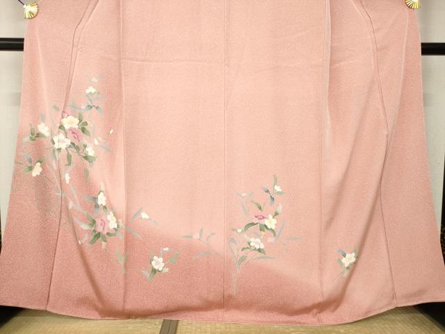 平和屋着物●訪問着 友禅 花籬文 正絹 逸品 未使用 AABM5798ck
