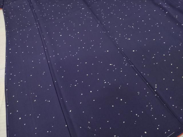 平和屋着物●上質な小紋 霞文 正絹 逸品 未使用 AABM5799ck