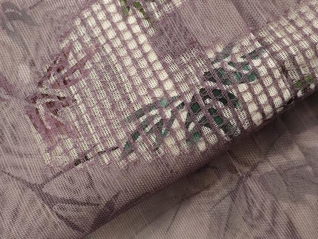 平和屋着物▽訪問着 無双 紗袷 紗×紗 流水枝葉文 正絹 逸品 AABM6037st