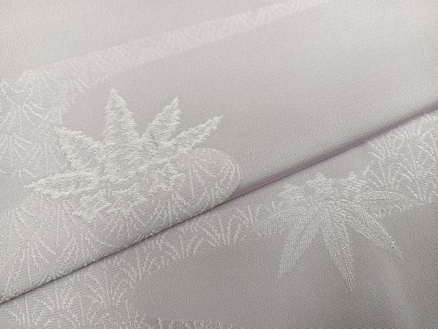 平和屋着物●上質な小紋 流水草花文 正絹 逸品 AABM6192ph
