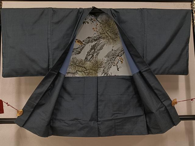 平和屋着物●男性 本場大島紬 アンサンブル 100亀甲 総詰め 正絹 逸品 AABM6217ph