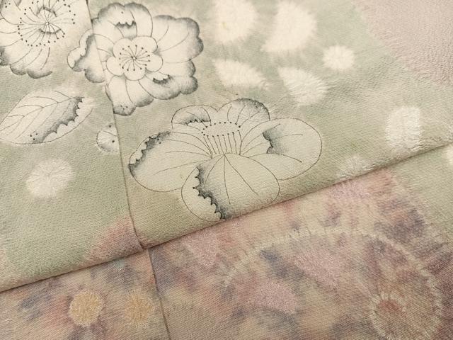 平和屋着物●訪問着 辻が花 絞り 正絹 逸品 AABM6245ph