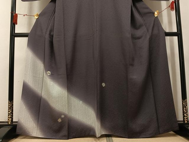 平和屋着物●訪問着 箔散らし 暈し染め 金銀彩 正絹 逸品 AABM6269ph