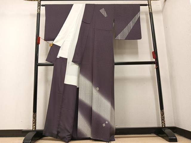 平和屋着物●訪問着 箔散らし 暈し染め 金銀彩 正絹 逸品 AABM6269ph