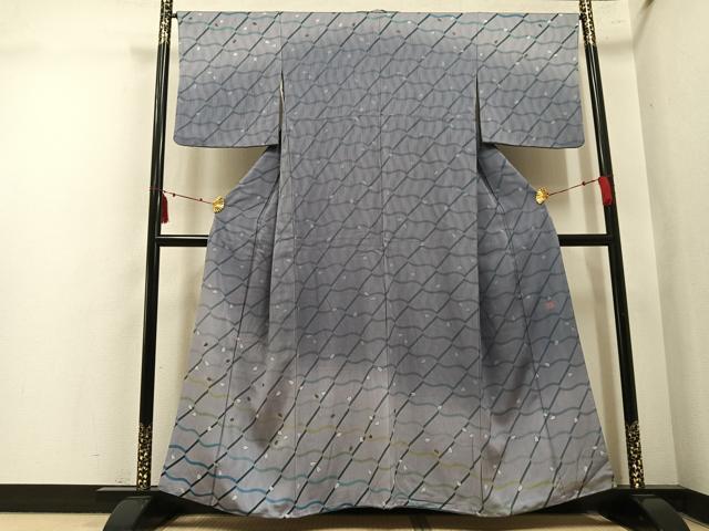 平和屋着物●訪問着 作家物 舞桜文 暈し染め 金彩 正絹 逸品 AABM6275ph