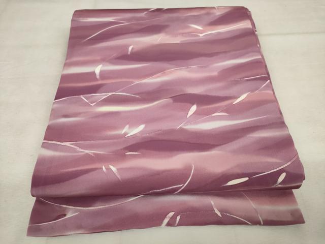 平和屋着物◎創作 全通柄袋帯 ろうけつ染め 枝葉文 正絹 逸品 AABM6539od