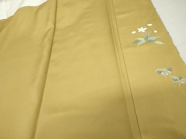 平和屋着物●訪問着 作家物 花鳥文 暈し染め 正絹 逸品 AABM6594cs
