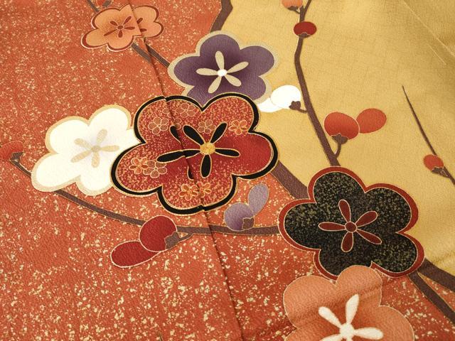 平和屋着物●豪華振袖 駒刺繍 枝梅 金彩 仮絵羽 逸品 未使用 AABM6642ck