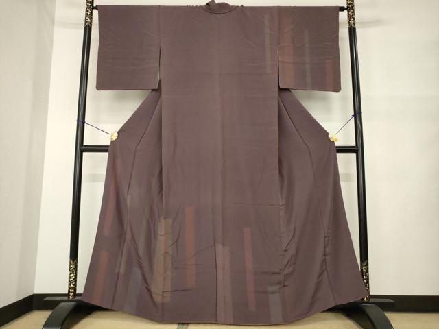 平和屋着物●樋口実 訪問着 短冊文 正絹 逸品 AABM6644ck
