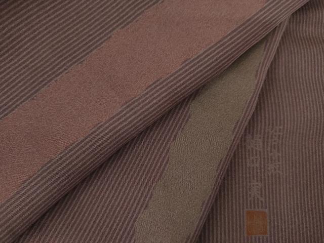 平和屋着物●樋口実 訪問着 短冊文 正絹 逸品 AABM6644ck