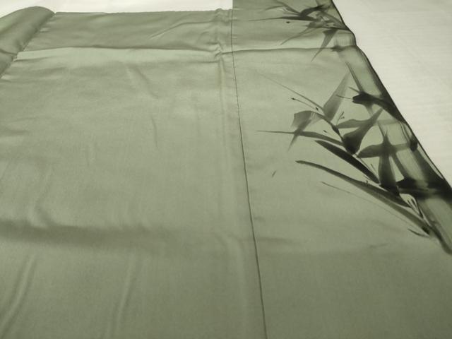 平和屋着物●訪問着 幾何学文様 松葉 正絹 逸品 AABM6655ck