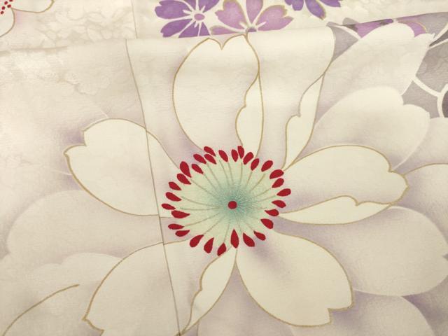 平和屋着物●豪華振袖 刺繍 舞花文 金糸 金彩 ロング丈 正絹 逸品 AABM6688ck
