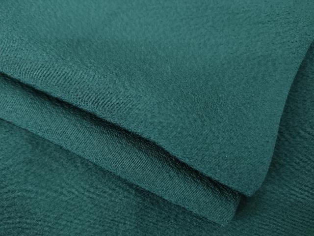 平和屋着物●上質な色無地 百入茶色 ロング丈 正絹 逸品 AABM6698ck