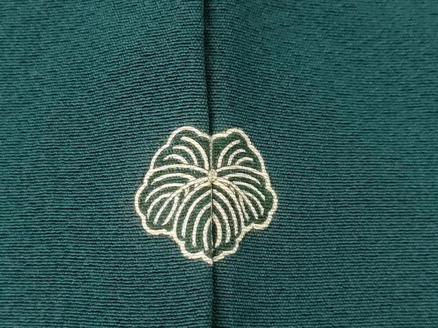 平和屋着物●上質な色無地 百入茶色 ロング丈 正絹 逸品 AABM6698ck