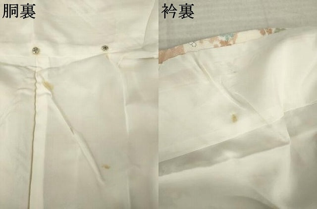 平和屋着物●訪問着 風景花籬文 正絹 逸品 AABM6712ck