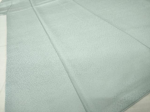 平和屋着物●上質な色無地 湊鼠色 正絹 逸品 AABM6713ck