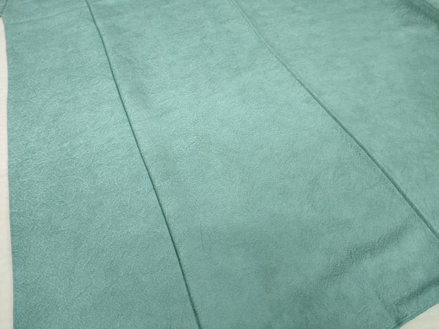 平和屋着物●上質な色無地 作家物 錆鉄御納戸色 正絹 逸品 AABM6714ck
